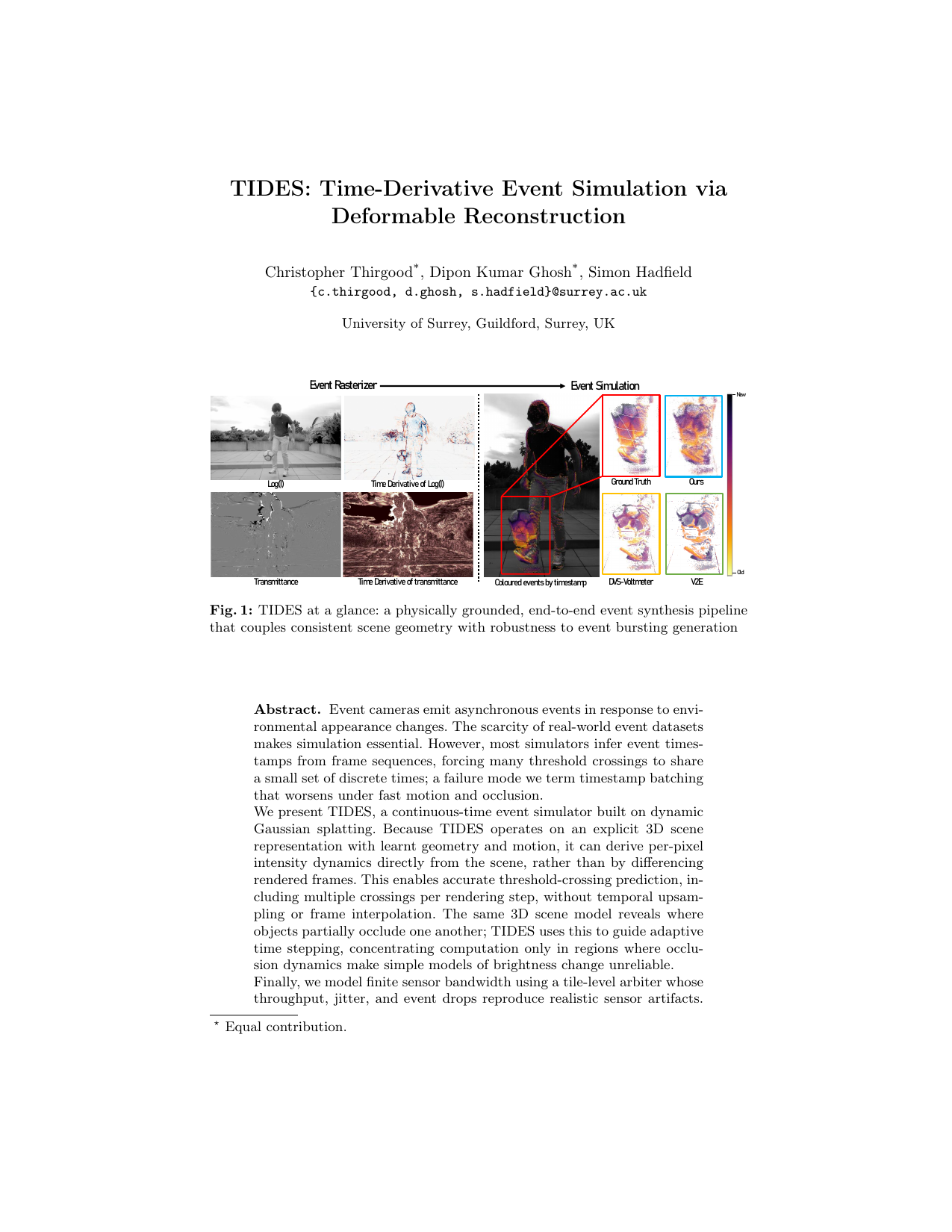 First page preview of the TIDES paper